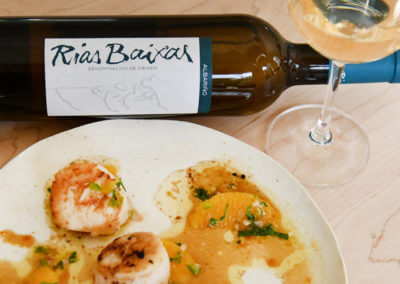 Seared Scallops with Citrus Salsa and Warm Sherry Vinaigrette